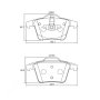 Volvo Kbc Brake Pads Rear For - Spares Direct