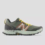 New Balance Men's Fresh Foam X Hierro V7 - 2E - UK7 Deep Olive Green With Black