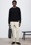 Regular Fit Cotton Chinos - Beige