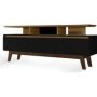 Linx Rubi Tv Unit 1.6M Cinnamon Black Matte