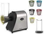 Sokany 6 In 1 Electric Vegetable Slicer 1000W Electric Slicer With 5 Tapered Blades Cheese Grater Easy To Clean Fruit Vegetable