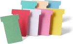 Nobo T-card Planning Cards Size 4 Pack Of 100 Planning Card Re-fills Office Wall Planner System – Assorted