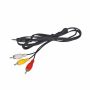 1.5M 3.5MM Aux Jack To 3 Rca Male Audio Video Av Cable