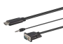 LinkQnet 1.8M HDMI Male To Vga Male With Audio Cable