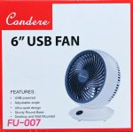 6-INCH USB Desk Fan For Personal Cooling