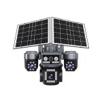 Aov 4 Lens 4G Sim Card Ai Solar Security Camera With Dual Solar Panels Gc