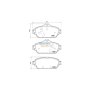 Stone Brake Pad Set – Front SP97400