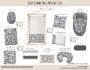 Cot Duvet Bedding Grey Geometric Abstract Set Neutral
