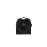 Heart Frame Wallet -black