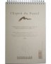 Soft Pastel Paper Pad - Grey Grained Felt Paper With Interleaved 25 Sheets