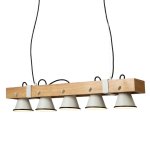 Brady Wooden Chandelier Light