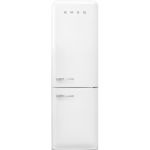 Smeg 331L White Retro Combi Refrigerator - FAB32RWH6