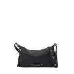K eyelets Small Tote -black nickel