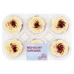 Red Velvet Cupcakes 6 Pack