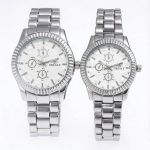 His & Hers Watch For Men & Women Stylish White Circular Dail |pack Of 2|