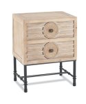 Four Corners Wood And Metal Pedestal FC99006
