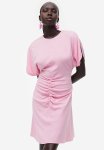 Slit-sleeved Dress - Light Pink