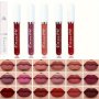 Velvet Chocolate Matte Liquid Lipstick Women's Lip Gloss Set 18 Colors Original Matte Long-lasting Dark Red Original 24-HOUR Makeup Lipstick Long-lasting Waterproof Valentine's Day