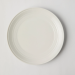 Jenna Clifford - Embossed Lines Side Plate - Cream White Set Of 4