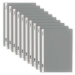 Grey Pvc Quotation Folder - Pack Of 10