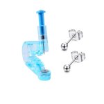 3 Pcs Piercing Tool And Steel Ball Stud Earrings Set Stud Tool Piercing Tool Safety Piercing Tool Cz Piercing Tool Set