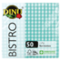 Bistro Green 1 Ply Serviettes 50 Pack
