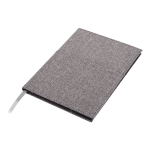 IN0009 - A5 Melange Notebook With Front Pocket Grey-melange Std