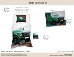 Kids Duvet Set Brown Land Rover