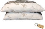 Orthopedic Bamboo Memory Foam Pillows Polyester Fibre Geometric Sleeping Pillow