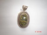 Rhyolite .925 Sterling Silver Pendant STSP98