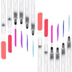 Water Color Brush Pen Set Set Of 12 Watercolor Paint Brushes For Painting Markers Water Soluble Colored Pencil Watercolor Water-