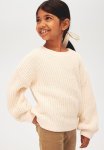 Knitted Chenille Jumper - Light Beige