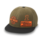 The Grid Fitted Cap – Grape Leaf