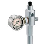 Pressure Relief Valve Assembly With Gauge