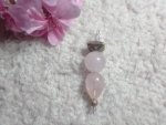 Rose Quartz Wand Rose Quartz Pendant C