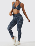 Fierce Leopard Scrunch Bum Set - Medium