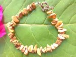 Picture Jasper Chip Stone Bracelet CHB14