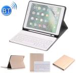 Detachable Bluetooth Keyboard + Horizontal Flip Leather Case With Holder & Pencil Holder For Ipad Pro 9.7 Inch Ipad Air Ipad Air