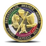 Armor Of God Challenge Coin - Detailed Christian Symbolism Design - Inspirational Gift For Faith