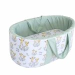 Carry Cot Printed Safari And Friends Sage Green