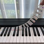 1PC Beginner's Piano Note Guide Detachable Learning Piano Keyboard Note Label 88 Key Full Size Made Of Silicone No Stickers Requ