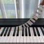 1PC Beginner's Piano Note Guide Detachable Learning Piano Keyboard Note Label 88 Key Full Size Made Of Silicone No Stickers Required Reusable