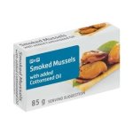 Pnp Live Well Smoked Mussels With Added Cottonseed Oil 85G