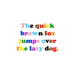 Cooper Black Sample Text "pride" Art Print - A4 297MM X 210MM