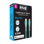 Snug Type-c To Mfi Lightning Silicone Cable - 1.2 Metre - Buy Online At 7 Triple 7