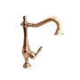 GBB005- Brushed Gold Large Spout Swivel Mixer