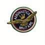 One Piece Embroidered "aeronautica Militare" Wings Patch Iron-on/sew-on Appliqu Badge For Jackets Shirts & Backpacks - Mixed Color Craft Material