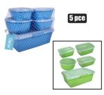 Container Set 5PC Otima Marketplace Brits Bros