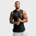 Mens Warrior Cut-off Stringer - Black XX Large Male