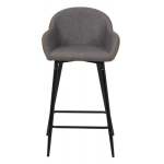 JOST P.u Leather Grey Bar Stool - KT-Y211